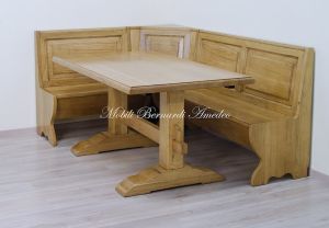 Panca in legno massiccio realizzata su misura