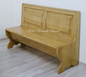 Panca in legno massiccio realizzata su misura