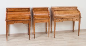 Scrittoi con serrandina stile classico realizzato in legno di ulivo