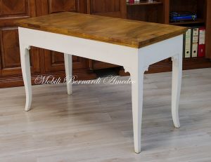Scrittoio Bicolore Bianco Noce 2c 05