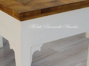 Scrittoio Bicolore Bianco Noce 2c 06a