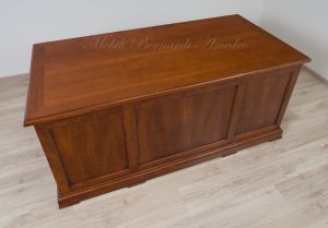 Large classic style study or office desk in solid wood with drawers