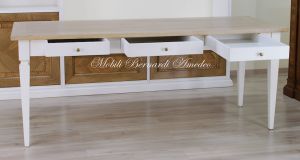 200cm desk table with 3 drawers