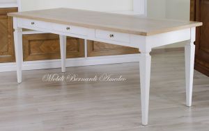 200cm desk table with 3 drawers