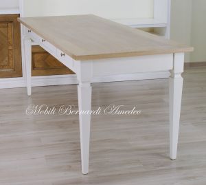 200cm desk table with 3 drawers
