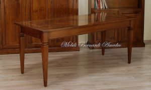 Classic style desk table with 3 drawers
