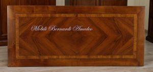 Classic style desk table with 3 drawers
