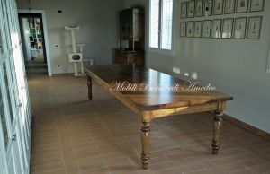 Tavolone in legno massello da 300 cm