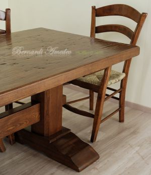 Tavola fratina in legno massiccio