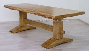 Solid wood table