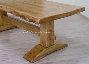 Solid wood table