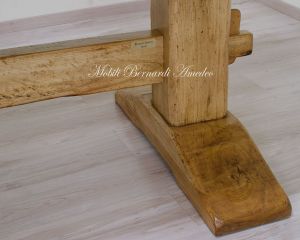 Solid wood table