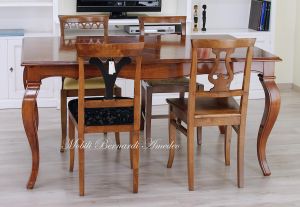 Walnut wood dining room table