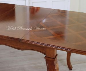 Walnut wood dining room table