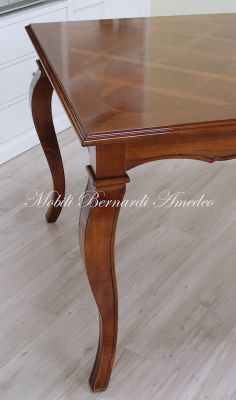 Walnut wood dining room table