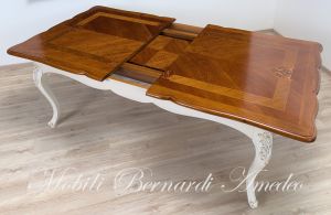 TA357 Tavolo per sala da pranzo in legno produzione artigianale