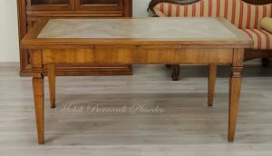 Tavolo rettangolare 160x90 cm in stile classico con allunghi