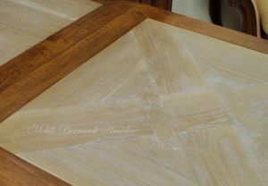 Tavolo rettangolare 160x90 cm in stile classico con allunghi