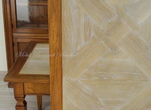 Tavolo rettangolare 160x90 cm in stile classico con allunghi