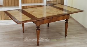 Tavolo quadrato con prolunghe a tiro dimensioni 120x120 cm