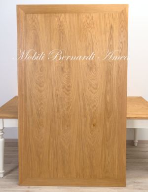Tavolo da pranzo in legno stile country con prolunghe estraibili