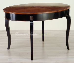 Tavolo ovale con prolunghe 130x100 cm