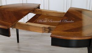 Tavolo ovale con prolunghe 130x100 cm