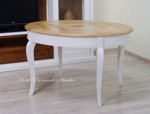 Tavolo ovale con 4 prolunghe