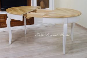 Tavolo ovale con 4 prolunghe