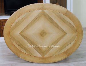 Tavolo ovale con 4 prolunghe