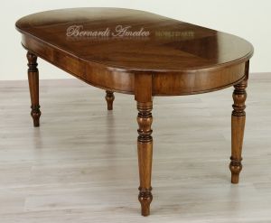 Tavolo classico rotondo con allunghi