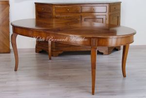 Tavolo ovale in legno dimensioni 170x110 cm