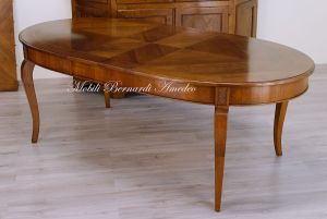 Tavolo ovale in legno dimensioni 170x110 cm
