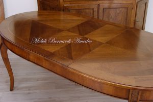 Tavolo ovale in legno dimensioni 170x110 cm