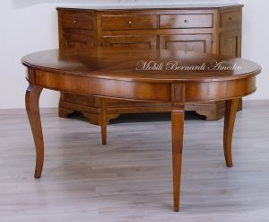 Tavolo ovale in legno dimensioni 170x110 cm