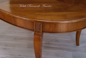Tavolo ovale in legno dimensioni 170x110 cm