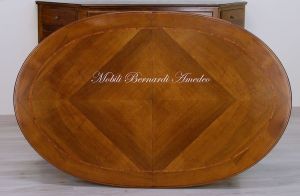 Tavolo ovale in legno dimensioni 170x110 cm