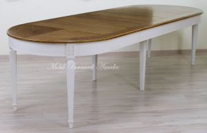 Tavolo per sala da pranzo rotondo con prolunghe