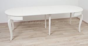 Tavolo Rotondo Bianco 3 Prolunghe 03