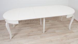 Tavolo Rotondo Bianco 3 Prolunghe 04