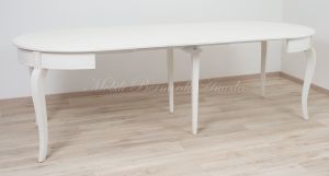 Tavolo Rotondo Bianco 3 Prolunghe 05