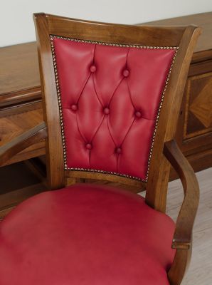 Pelle Rosso Fragola Capitonne