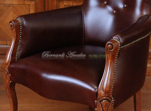 Poltrona Pelle Marrone 5a