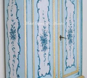 Trumeau Sagomato Laccato Decori 09