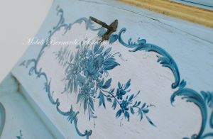 Trumeau Sagomato Laccato Decori 20