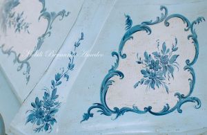 Trumeau Sagomato Laccato Decori 21