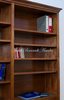 Libreria scaffalatura in legno di noce con ripiani spostabili
