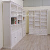 Librerie in legno bianco anticato