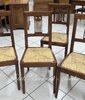 Set di 4 sedie in noce stile classico a prezzo scontato