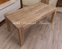 Tavolo stile moderno in legno massello di olmo 200x100